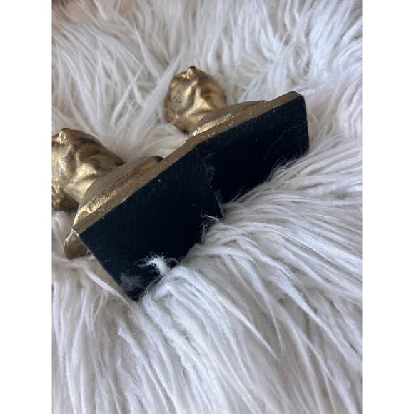 Vintage Antique Cast iron American Classical George Washington‎ Bookends Pair - Picture 8 of 12